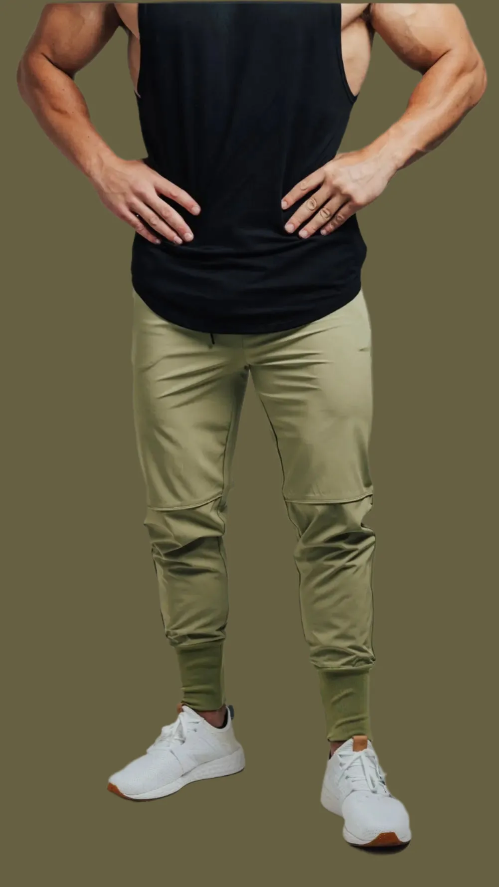 Total War Lux Jogger - Light Olive