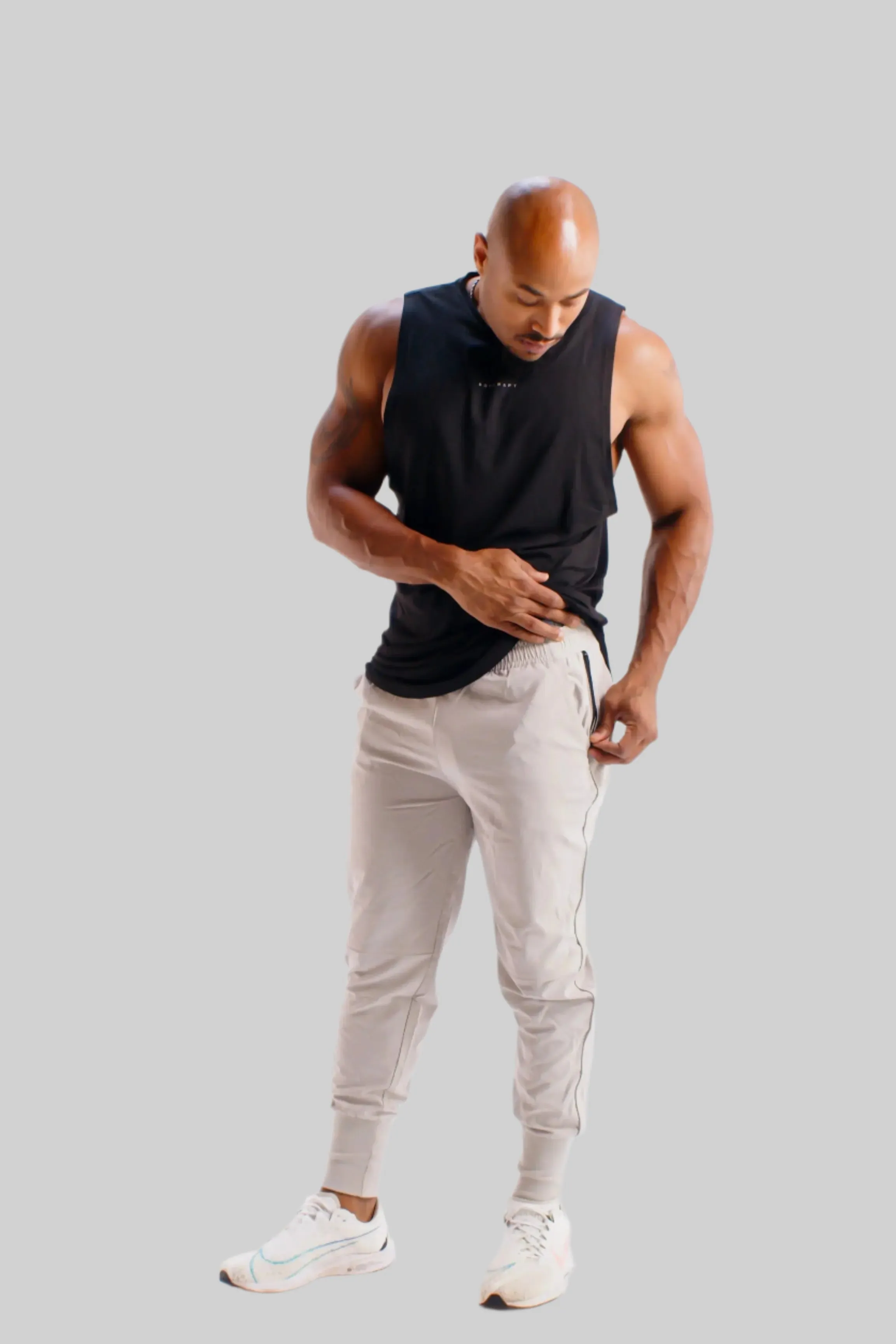 Total War Lux Jogger - Pebble Grey