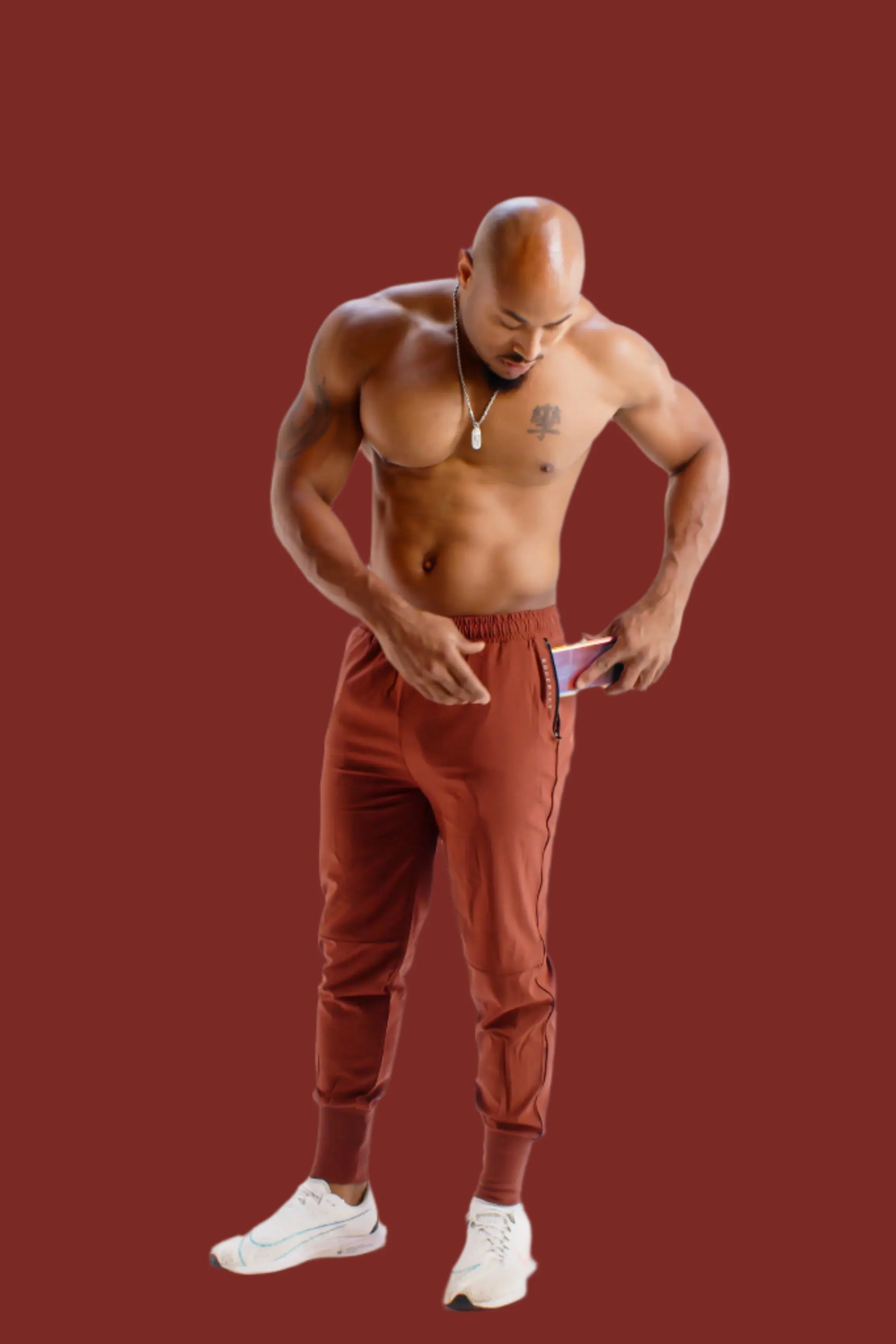 Total War Lux Jogger - Persian Red