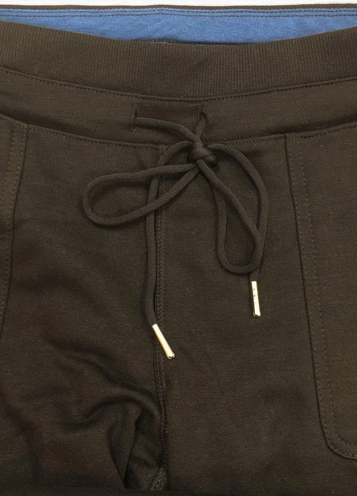 Track Pants for Women Wide Leg - Black