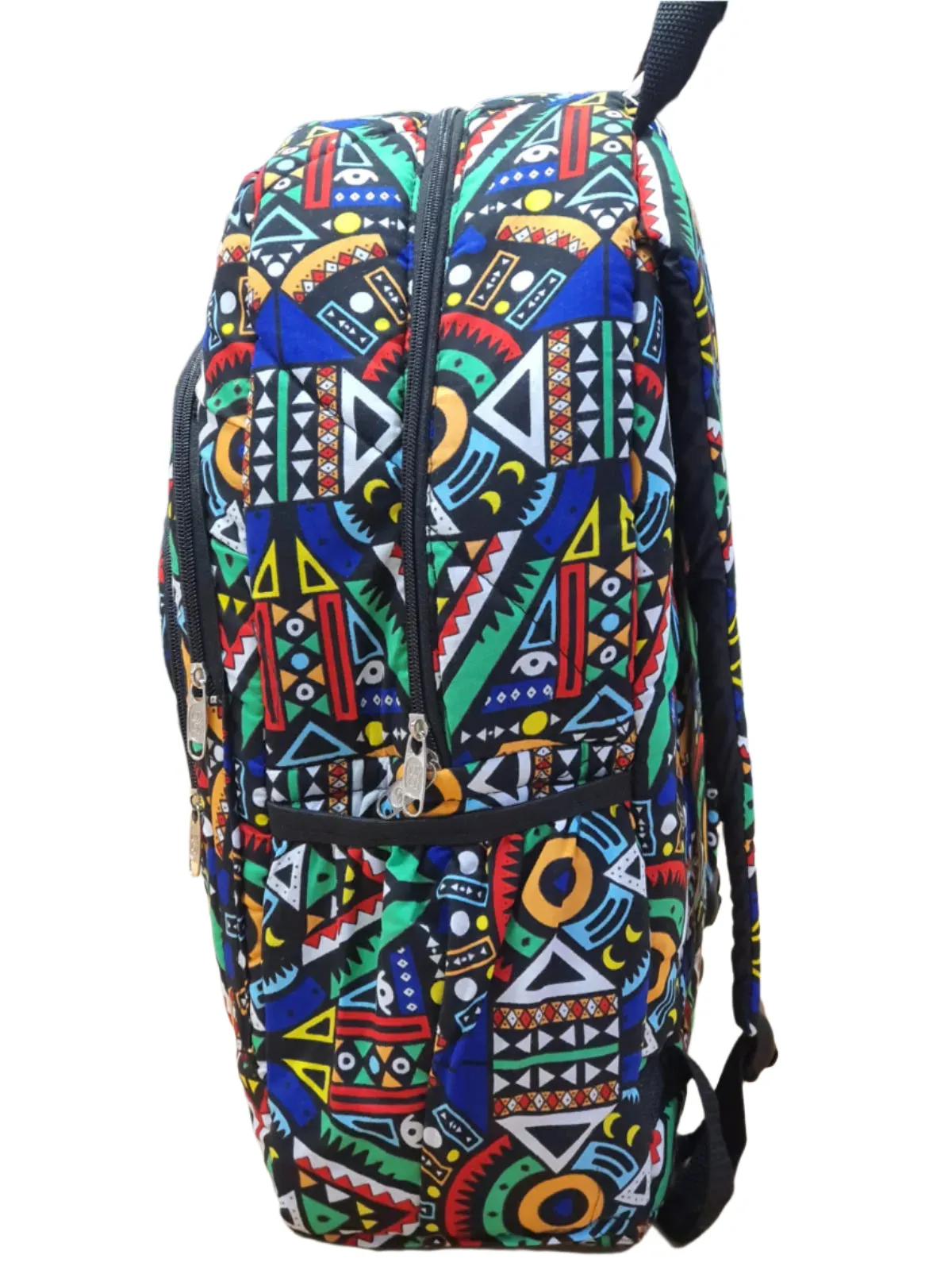 Tribal-Multicolour Ankara Backpack