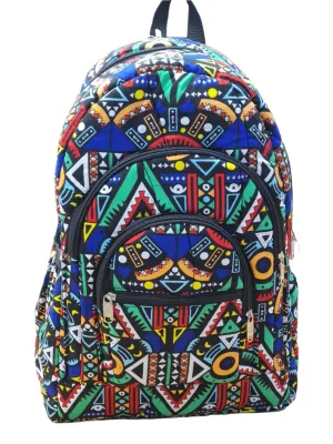 Tribal-Multicolour Ankara Backpack