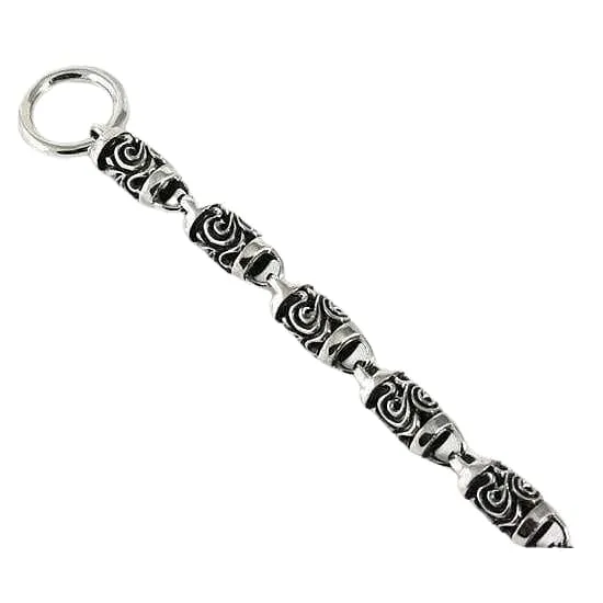 Tribal Roller 925 Sterling Silver Bracelet