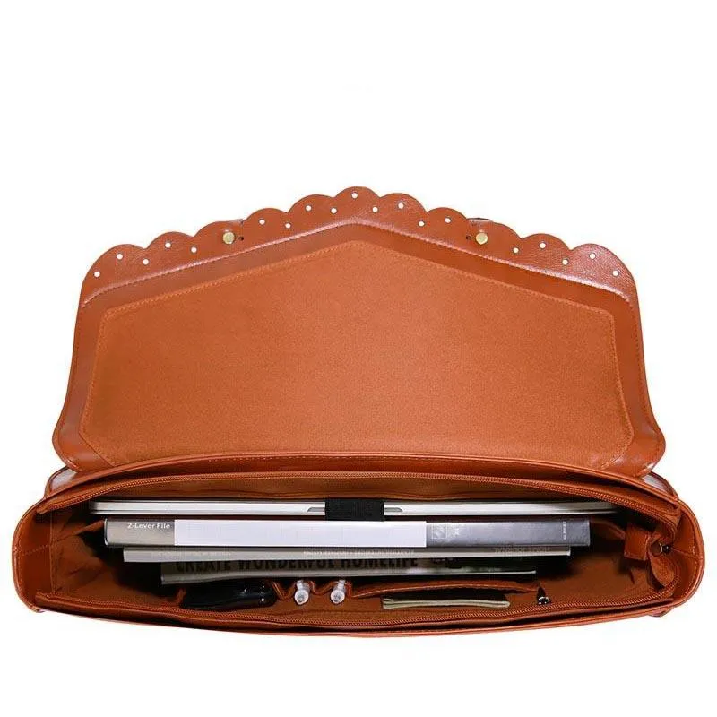 Trimmed Flap Boutique Briefcase