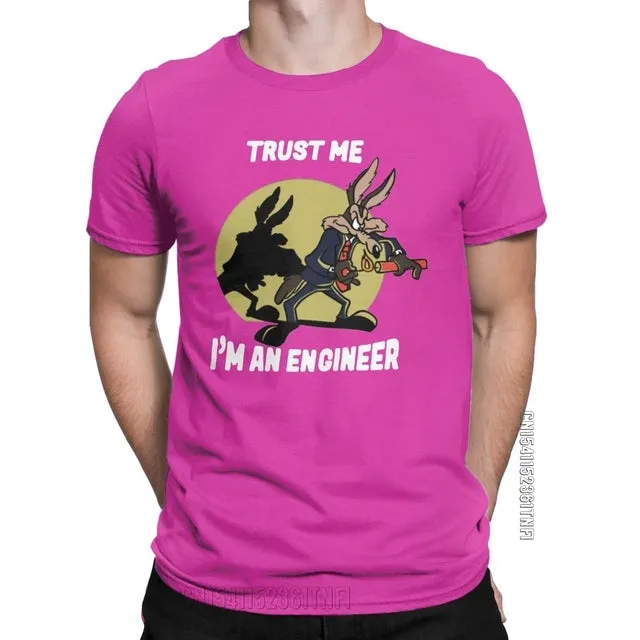 Trust Me Im An Engineer T Shirt For Men Pure Cotton Vintage T-Shirt