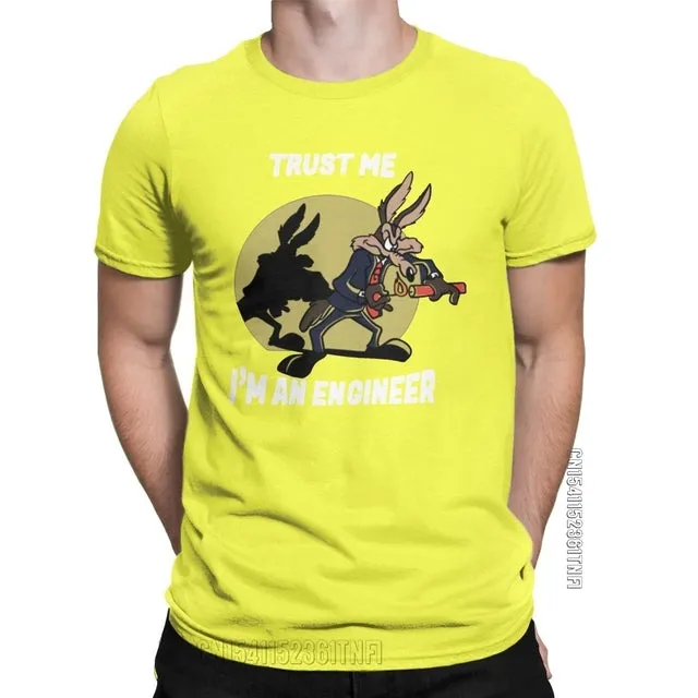 Trust Me Im An Engineer T Shirt For Men Pure Cotton Vintage T-Shirt