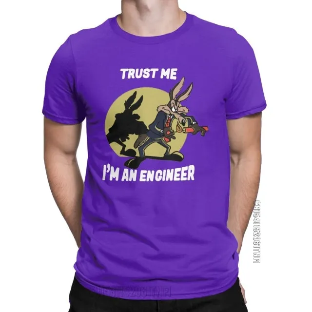 Trust Me Im An Engineer T Shirt For Men Pure Cotton Vintage T-Shirt