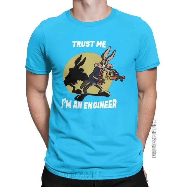 Trust Me Im An Engineer T Shirt For Men Pure Cotton Vintage T-Shirt