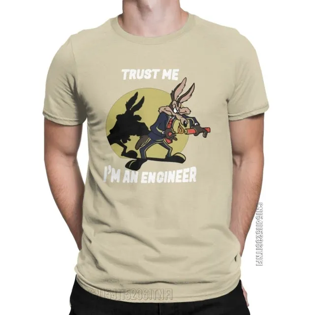 Trust Me Im An Engineer T Shirt For Men Pure Cotton Vintage T-Shirt
