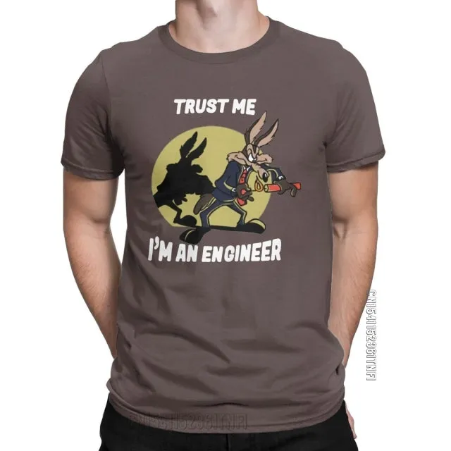 Trust Me Im An Engineer T Shirt For Men Pure Cotton Vintage T-Shirt