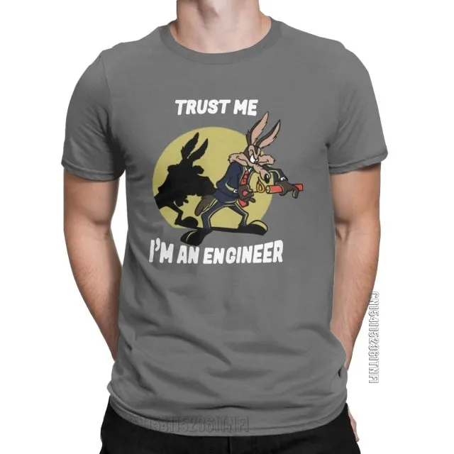 Trust Me Im An Engineer T Shirt For Men Pure Cotton Vintage T-Shirt