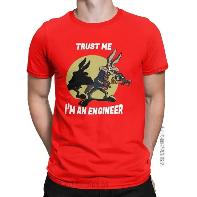 Trust Me Im An Engineer T Shirt For Men Pure Cotton Vintage T-Shirt