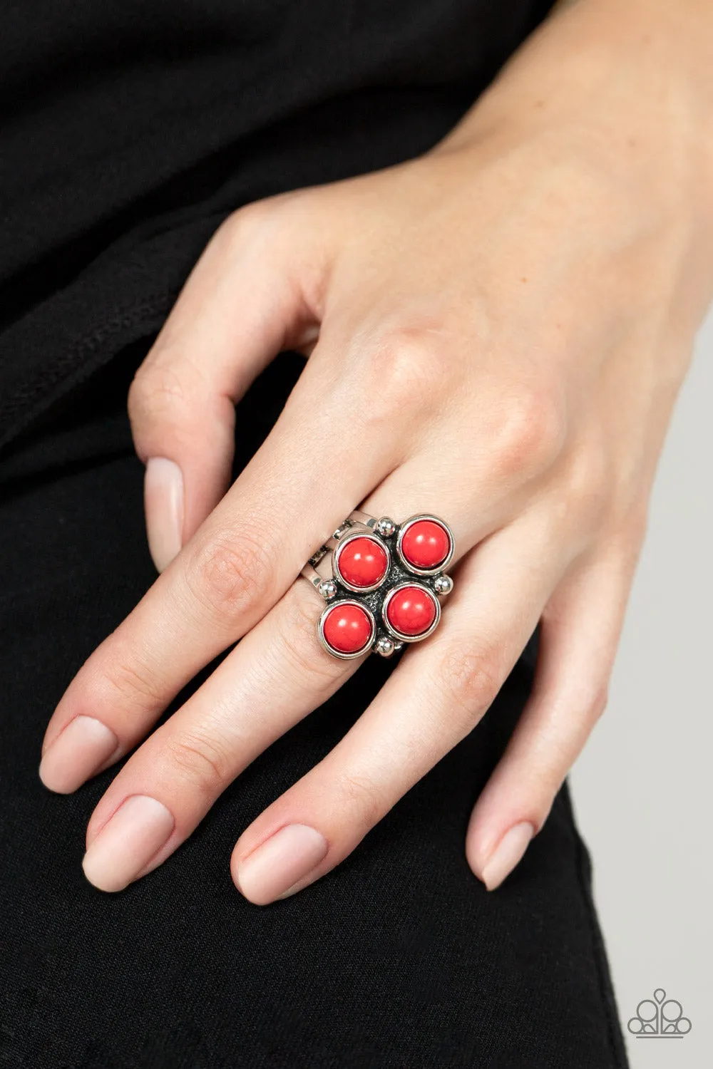 Tucson Tour - Red Ring - Paparazzi Accessories