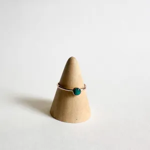 Turquoise Classic 14K Gold-Filled Ring | Size 8
