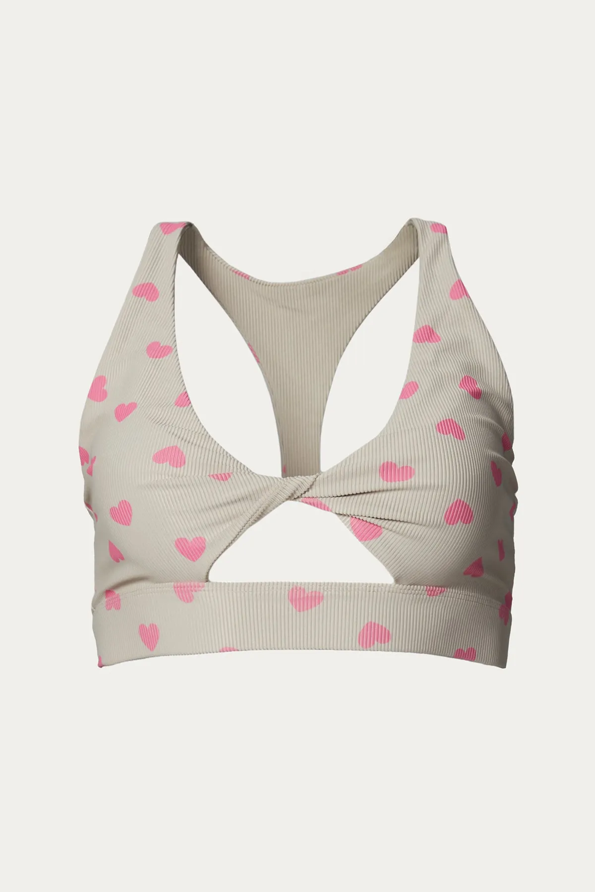TWIST CUTOUT SPORTS BRA