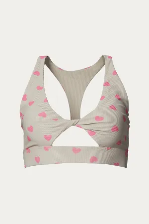 TWIST CUTOUT SPORTS BRA