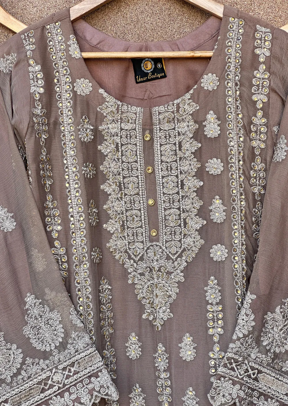 UJK-01 - Brown - Readymade - Florine Chiffon Suit 2025