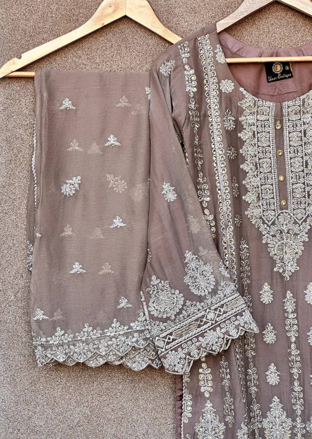 UJK-01 - Brown - Readymade - Florine Chiffon Suit 2025