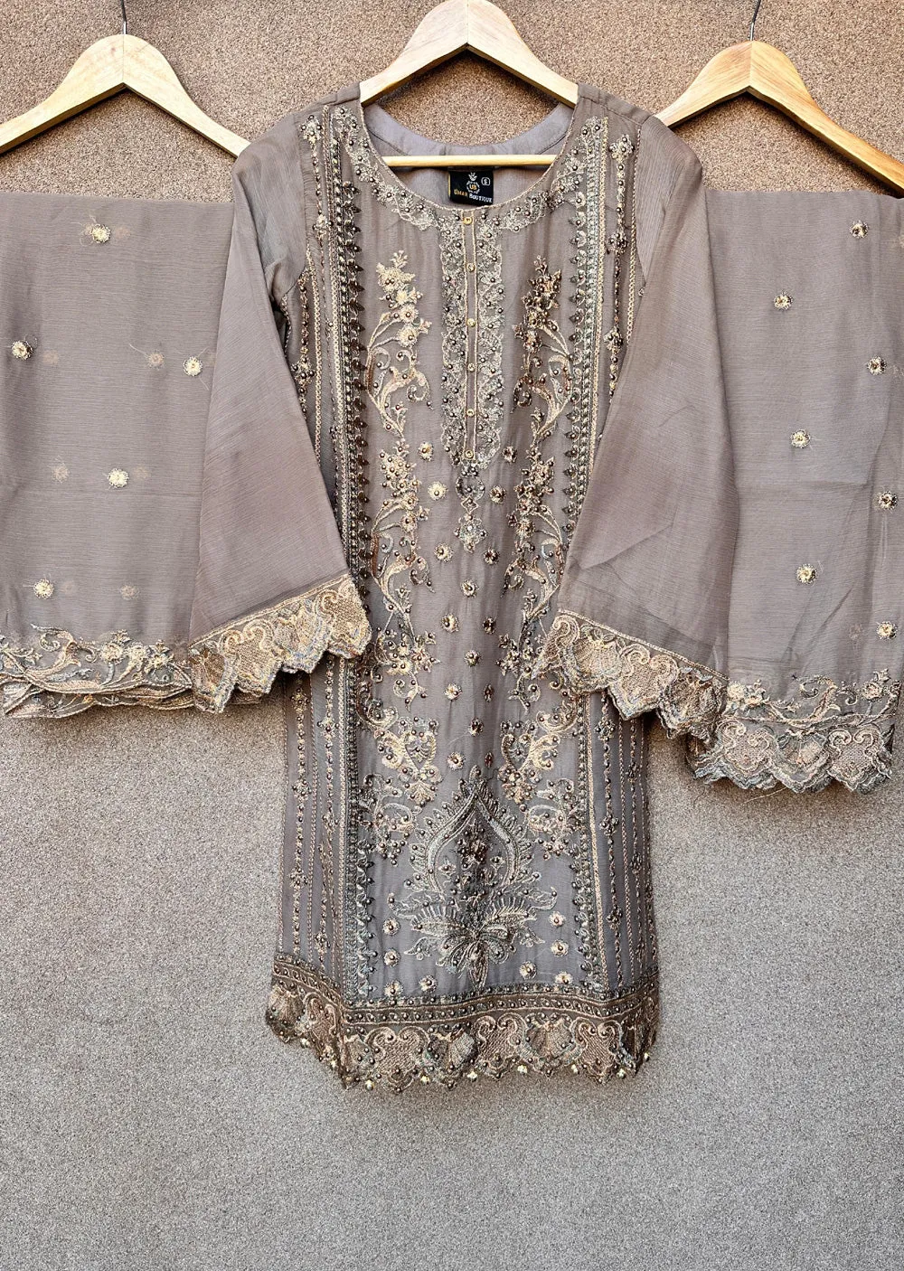 UJK-02 - Brown - Readymade - Florine Chiffon Suit 2025
