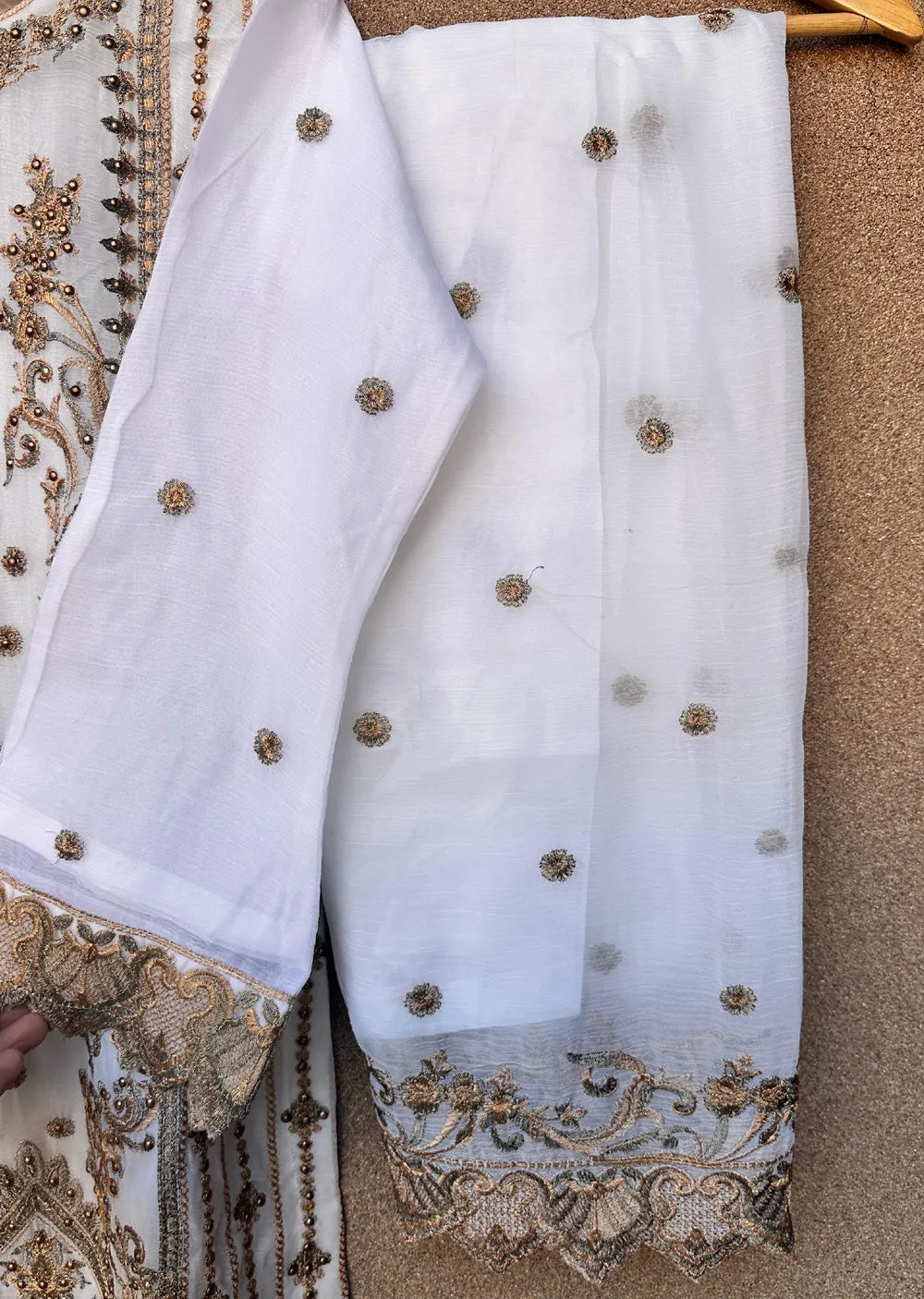 UJK-02 - White - Readymade - Florine Chiffon Suit 2025