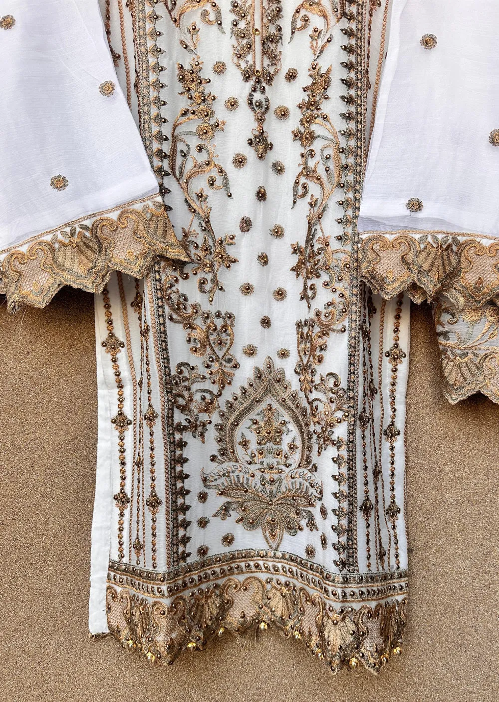 UJK-02 - White - Readymade - Florine Chiffon Suit 2025