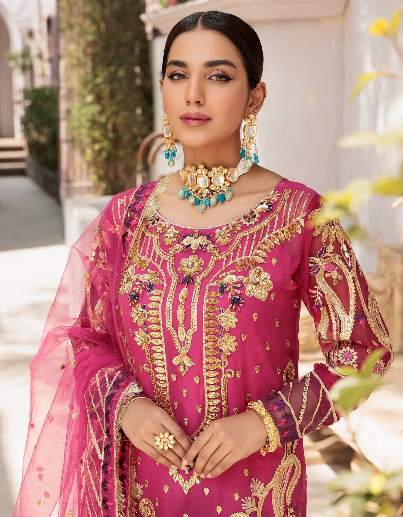 VE 01 |  - Emaan Adeel Value Edition 2022 Vol-01 | Unstitched Embroidered Chiffon Suits