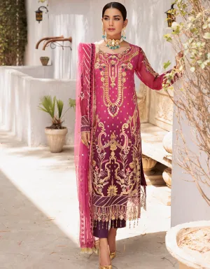 VE 01 |  - Emaan Adeel Value Edition 2022 Vol-01 | Unstitched Embroidered Chiffon Suits