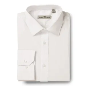 VERNO Ivory Slim Fit Long Sleeve Stretch Dress Shirt TCS02-SL