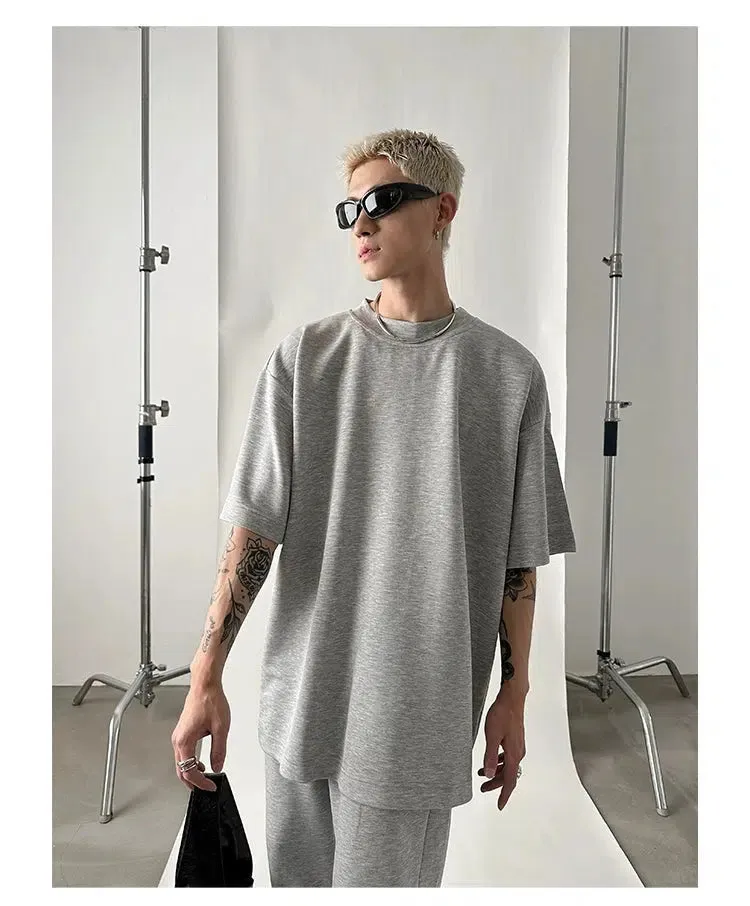Versatile Mopping Solid Color Track Suit