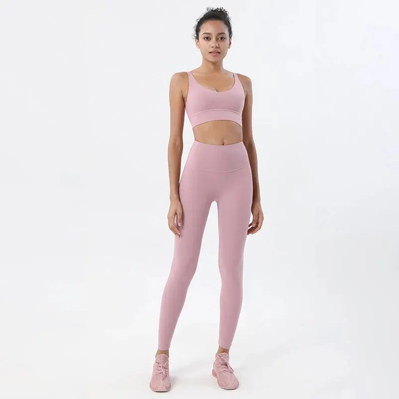 Vibrant Nylon Yoga Tracksuit Collection