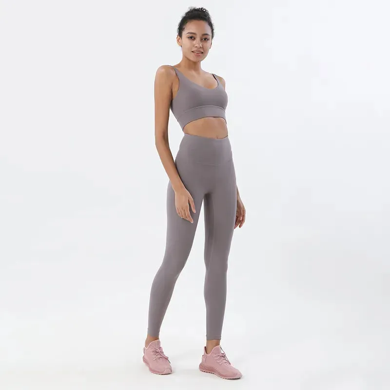 Vibrant Nylon Yoga Tracksuit Collection