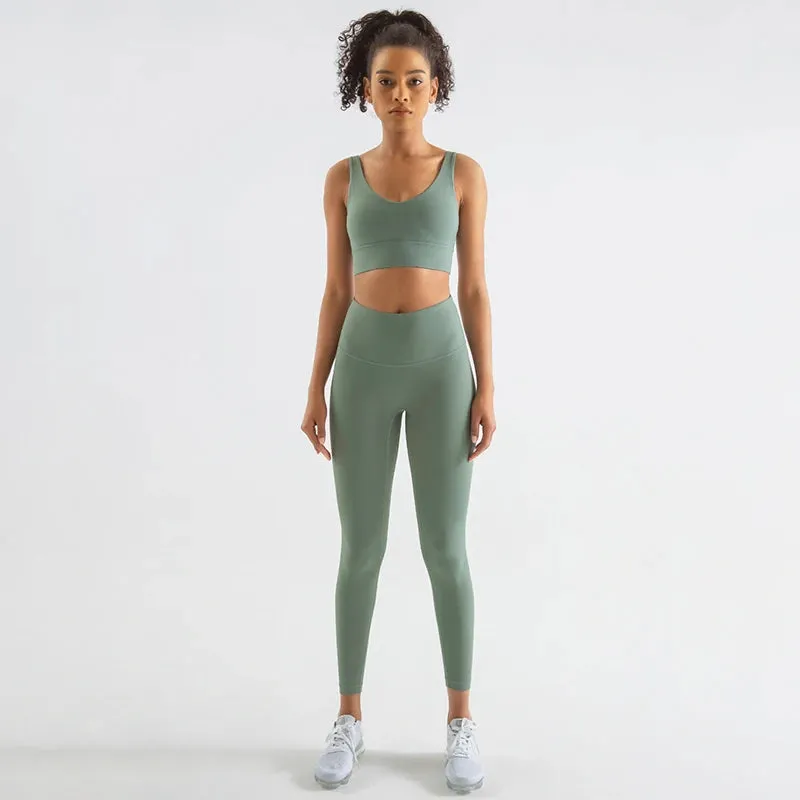 Vibrant Nylon Yoga Tracksuit Collection