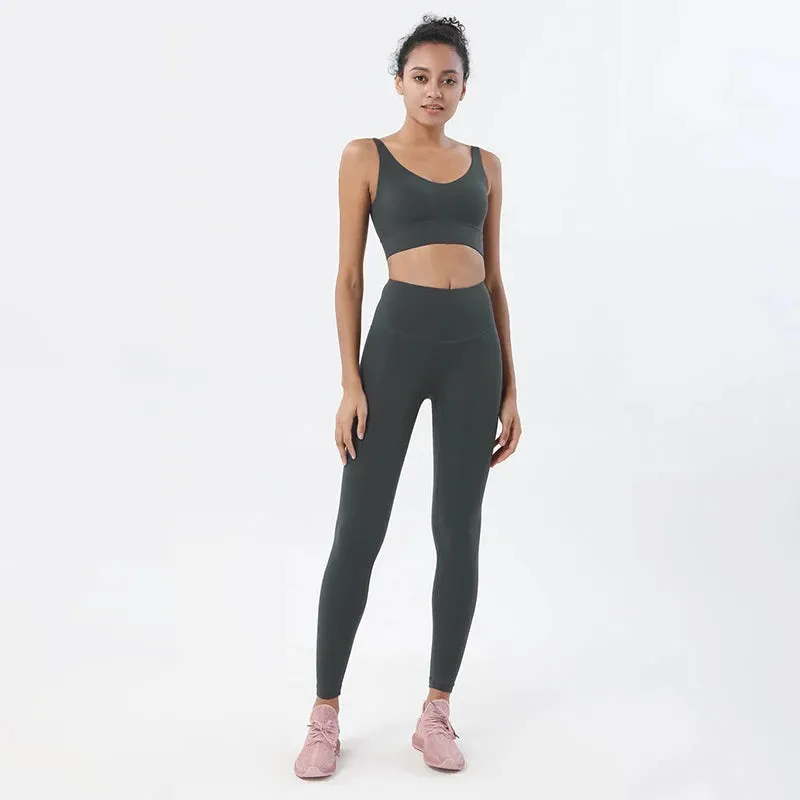 Vibrant Nylon Yoga Tracksuit Collection