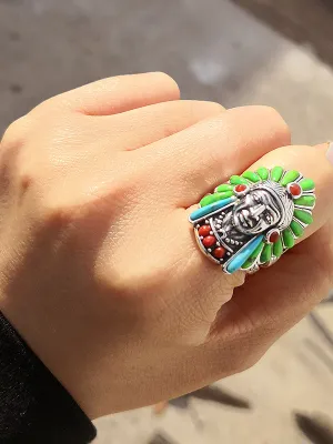 Vintage Silver Turquoise Ring