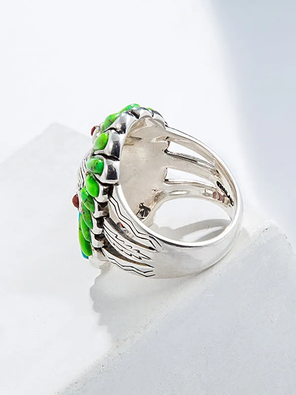 Vintage Silver Turquoise Ring