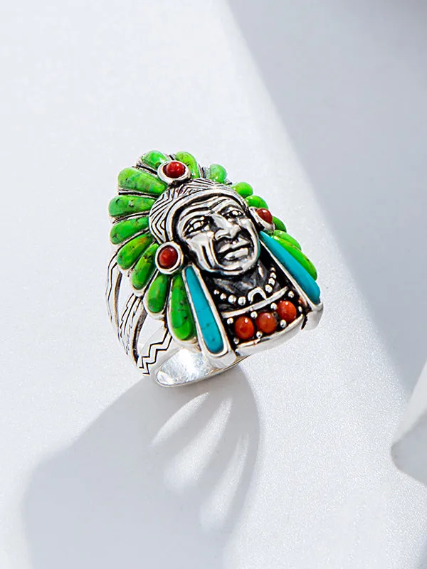 Vintage Silver Turquoise Ring