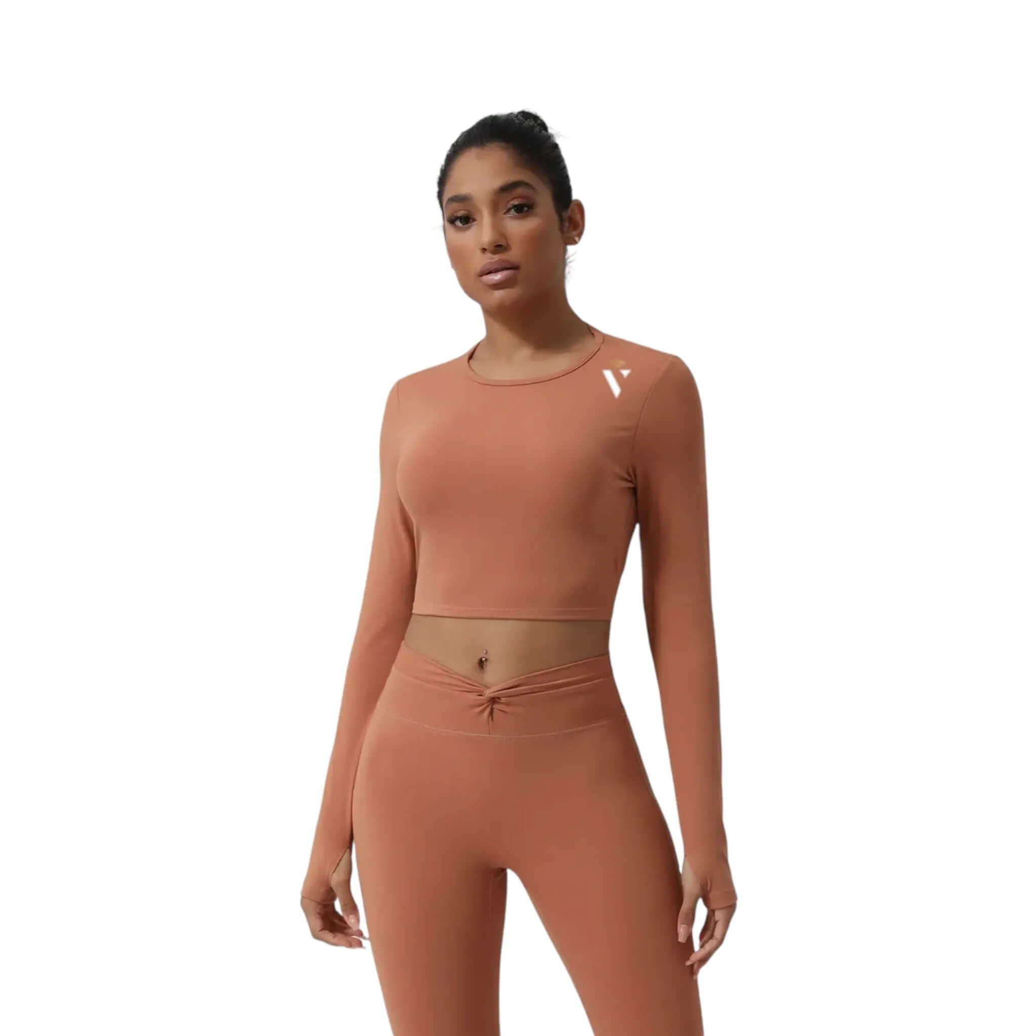 Viola Twist Back Top - Bronze