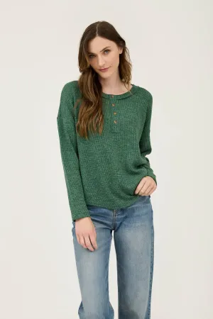 Waffle Knit Henley