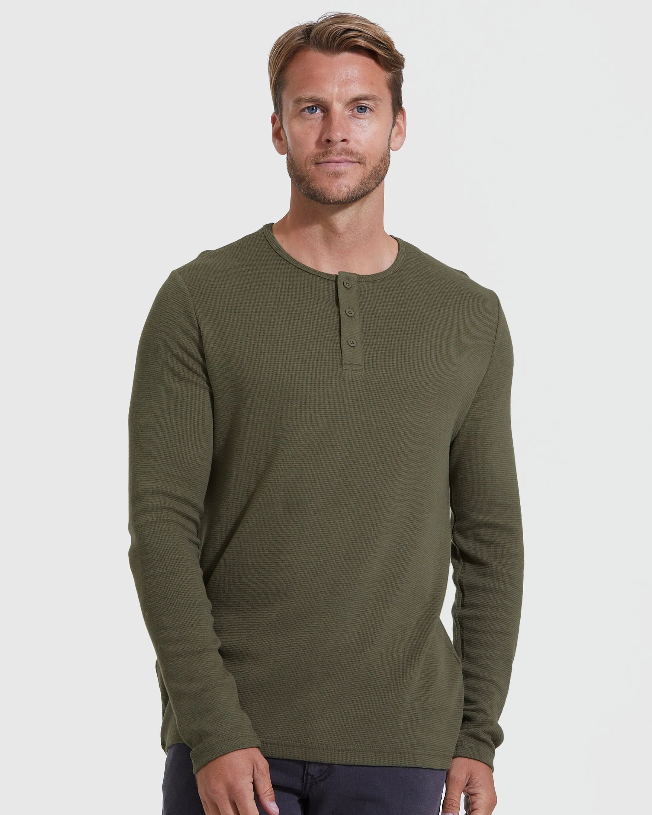 Waffle Variety Long Sleeve 3-Pack
