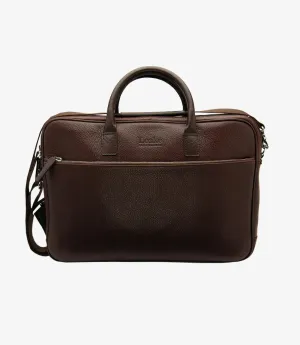 Westminster Briefcase Dark Brown Grain
