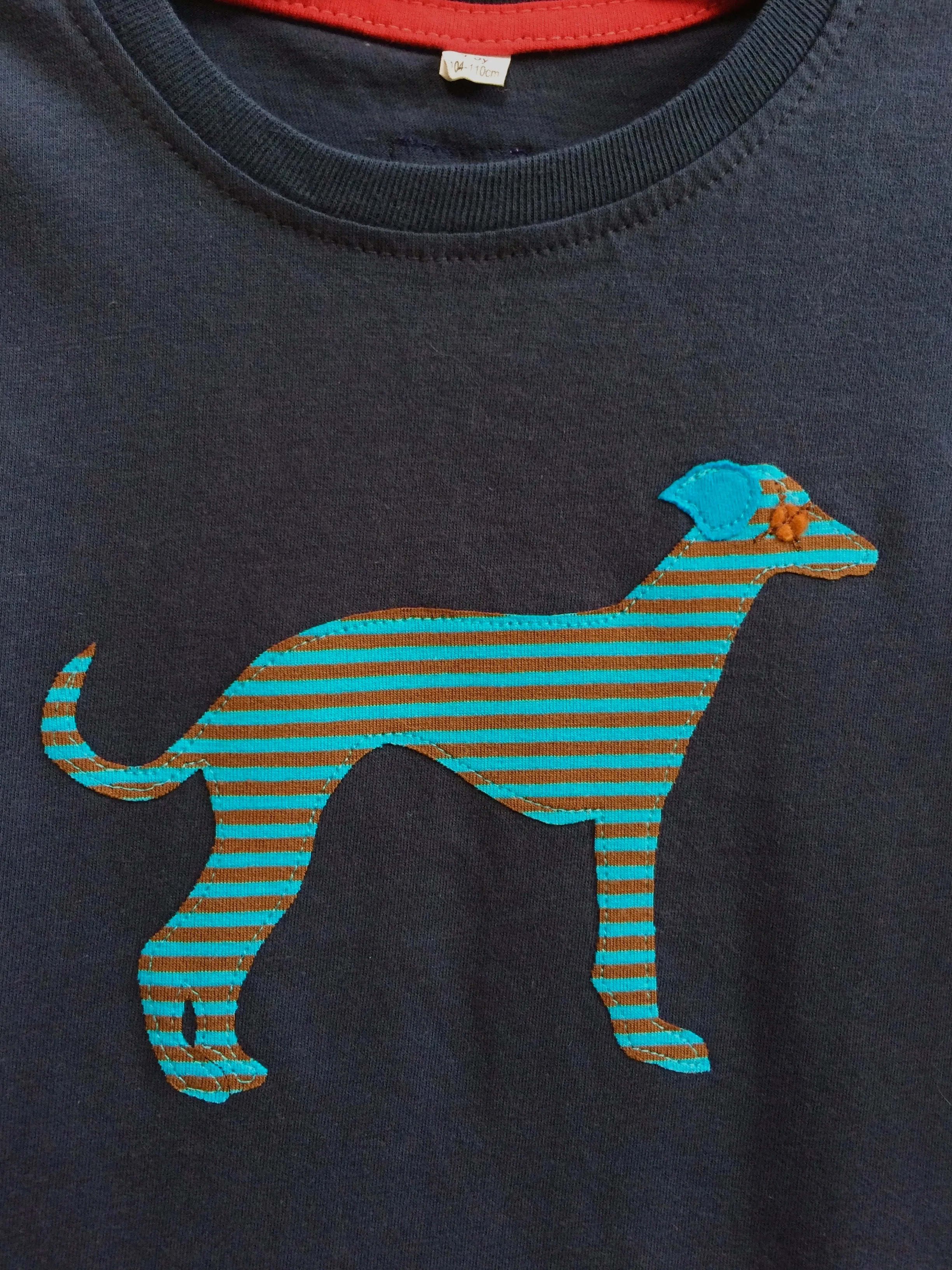 Whippet T-shirt - Washed Navy