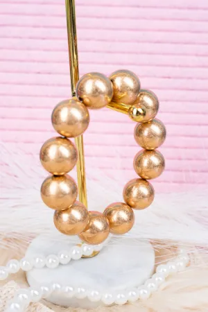 Wilma Worn Goldtone Pearl Bracelet