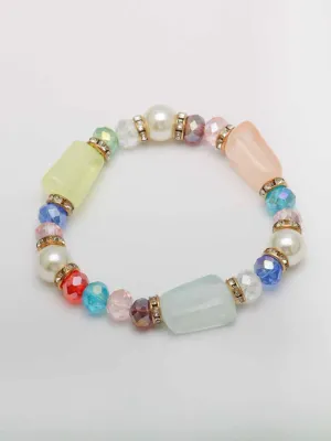 WOMEN'S ASSORTED MULTI COLOR STONES BRACELET