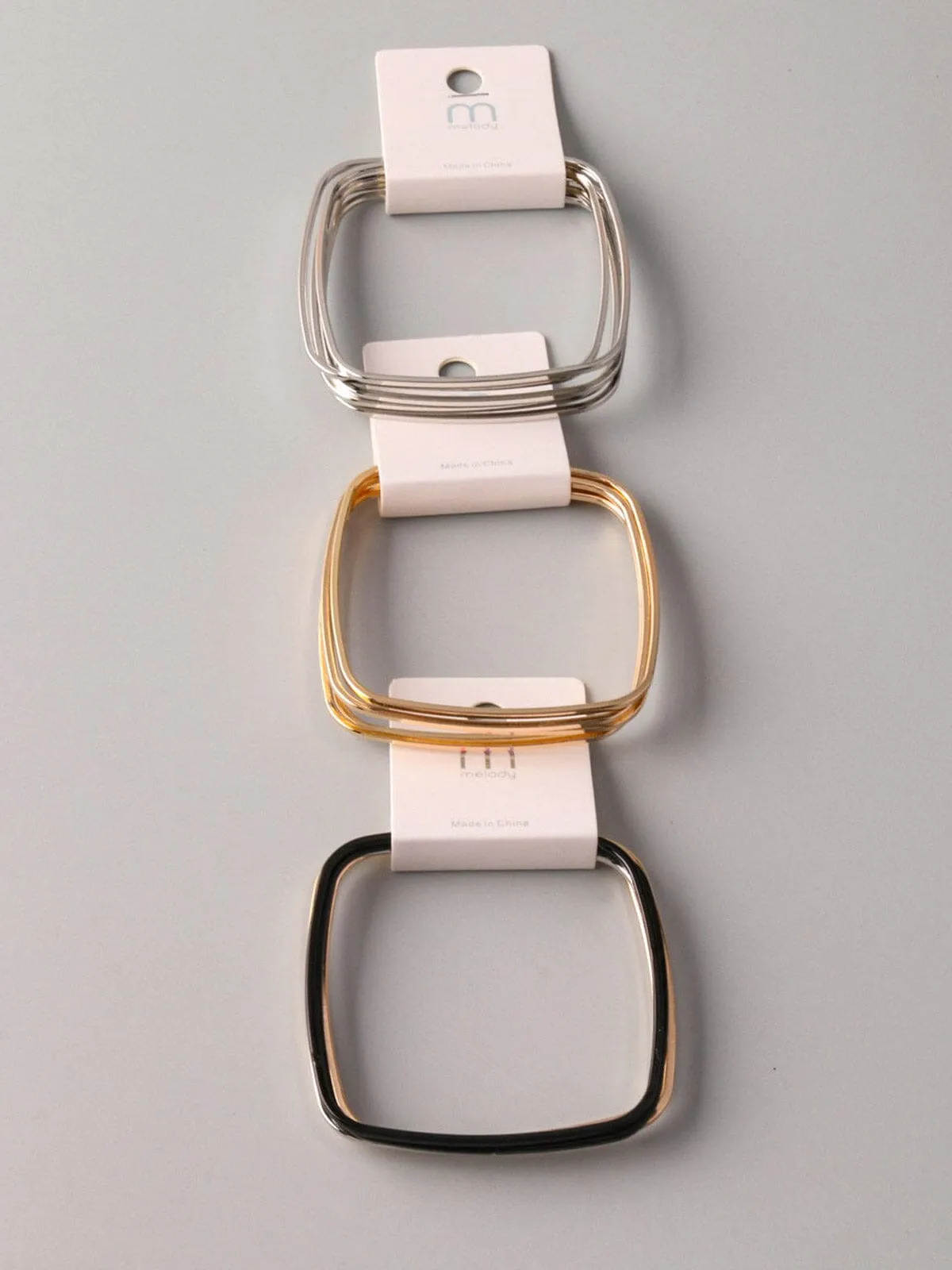 WOMEN'S FASHION ASSORTED COLORS SQUARE BRACELET