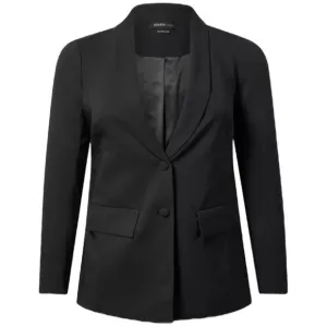 Women’s Plus Soho Studio Refined Black Crepe Blazer
