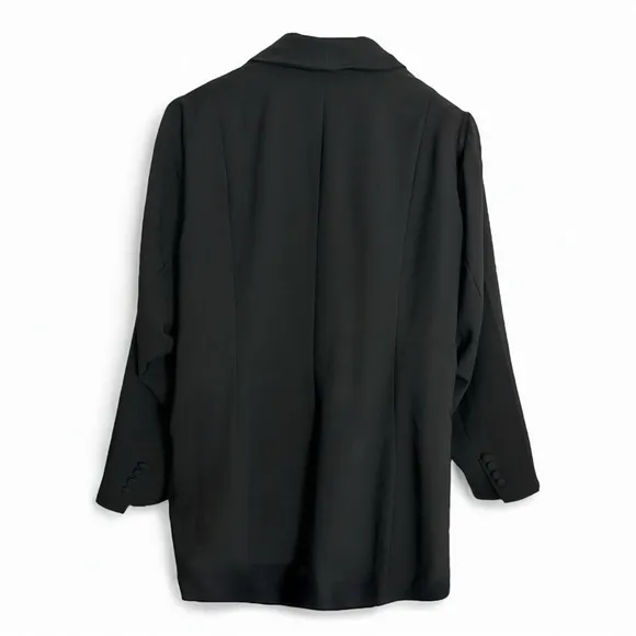 Women’s Plus Soho Studio Refined Black Crepe Blazer