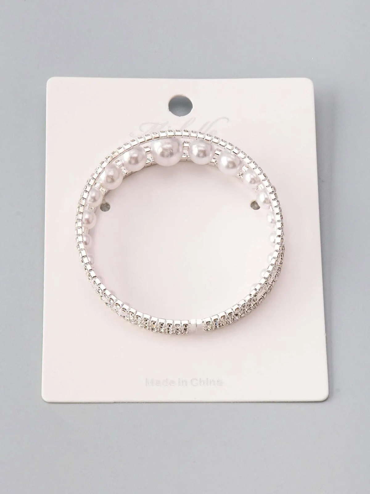 WOMEN'S SILVER STONES BRACELET