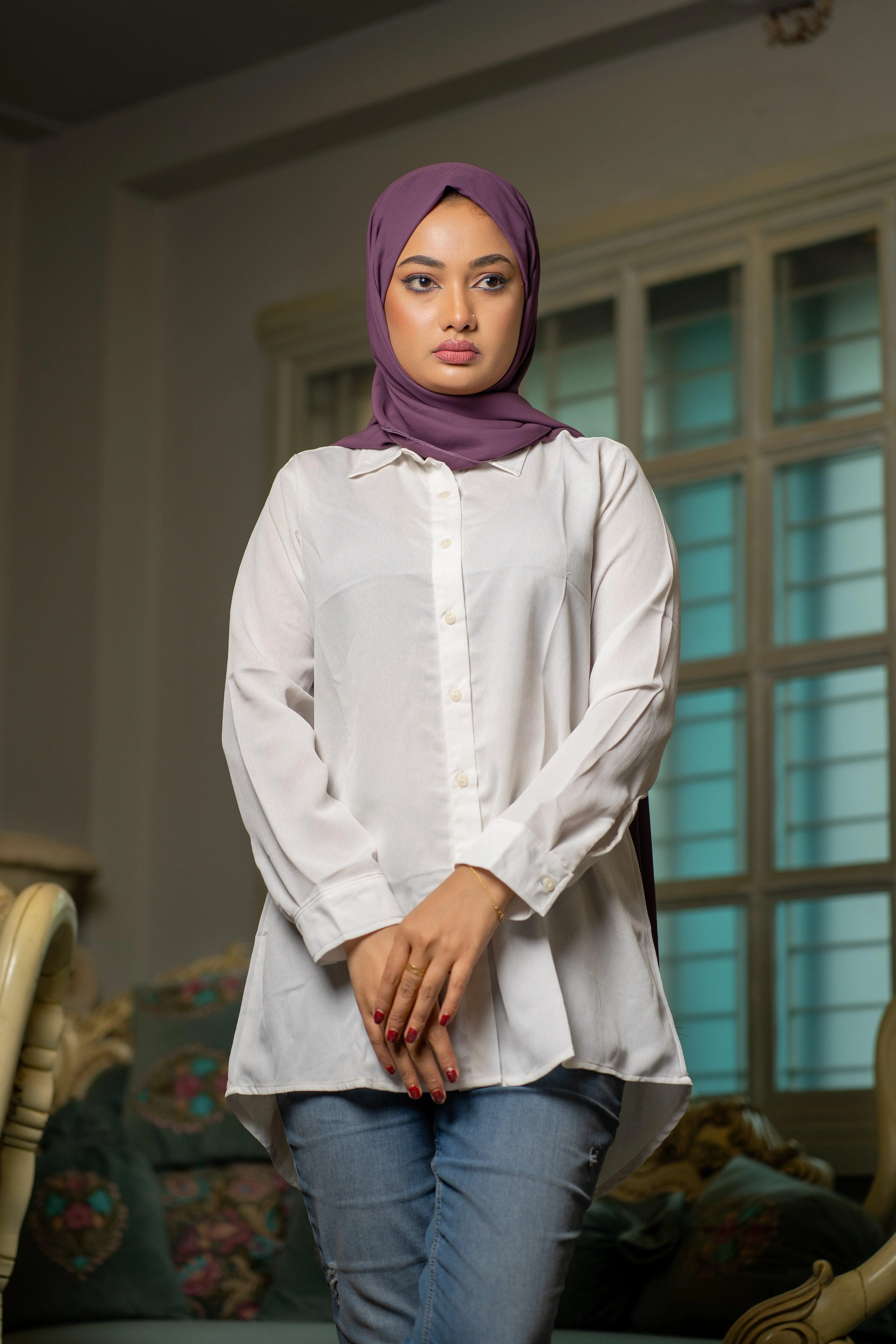 Women's Solid Casual Shirt