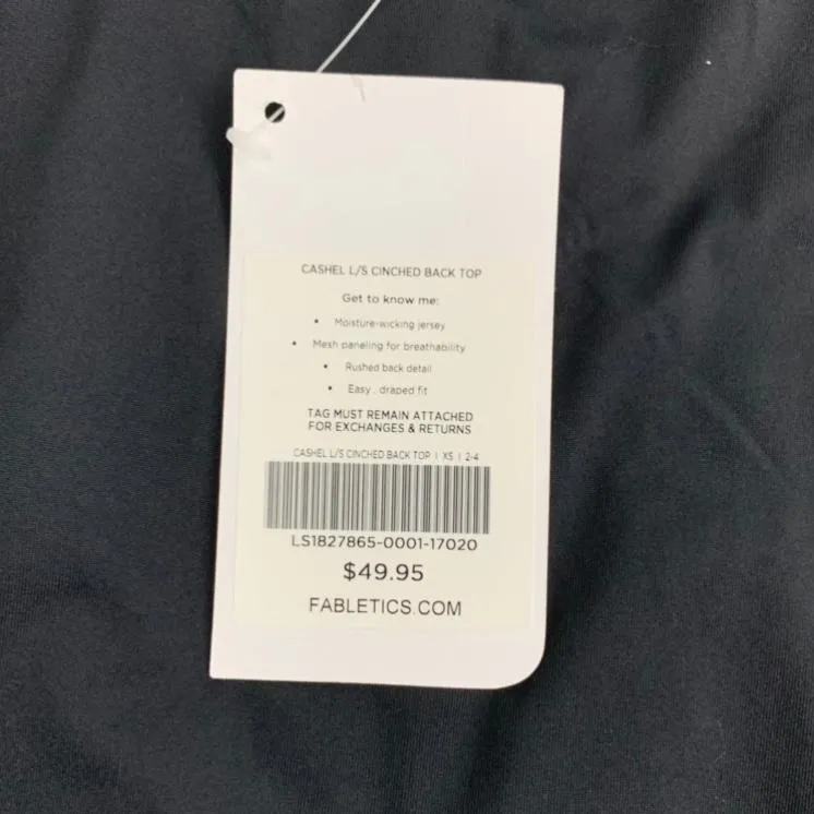 Women's Top Cashel Cinched Back Jersey Activewear