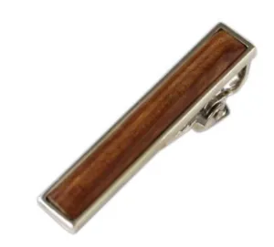Wood Inlay Tie Clip